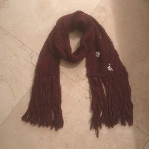 Beautiful burgundy scarf